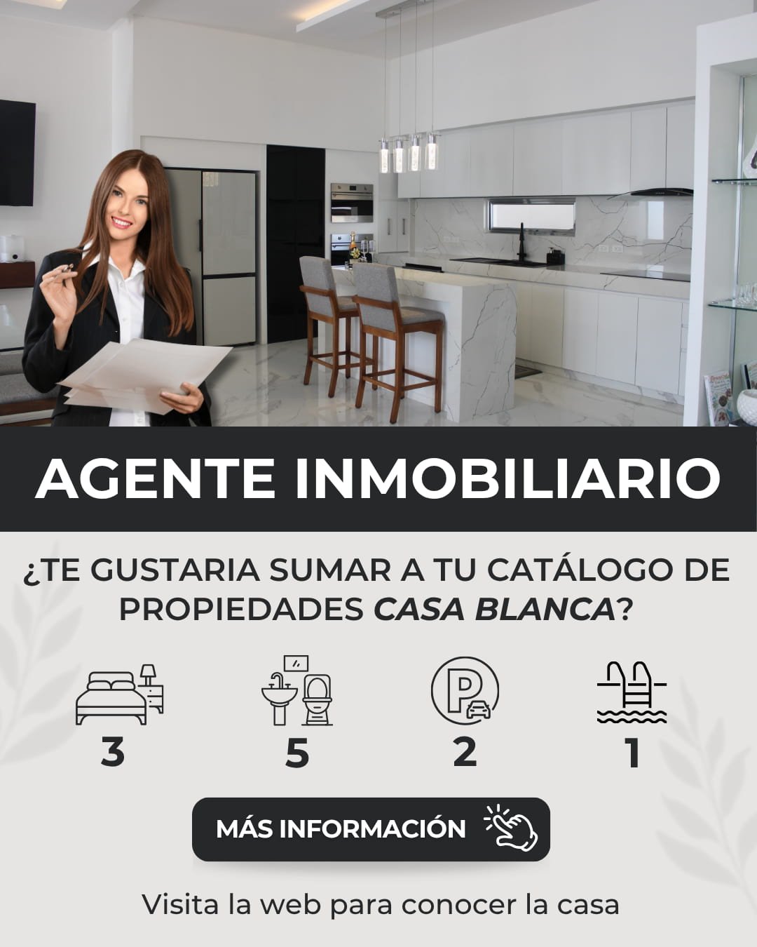 Anuncio dirigido a agentes inmobiliarios para sumar una propiedad a su catálogo